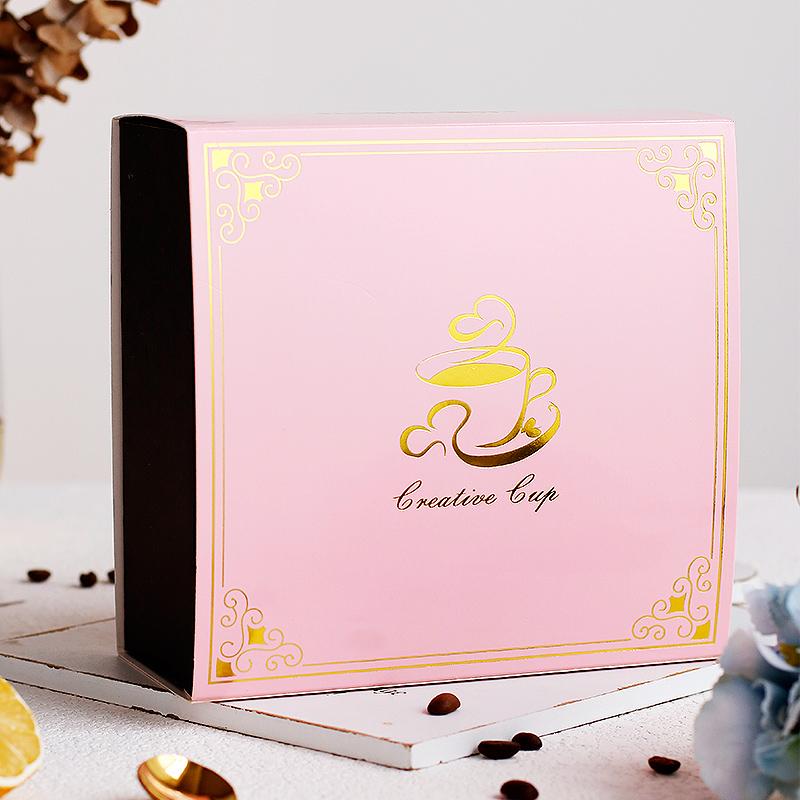 Elegant British Porcelain Tea & Coffee Cups Set with Gold Trim - Includes Saucers & Gift Box - Perfect for Afternoon Tea, Latte, and Gifting