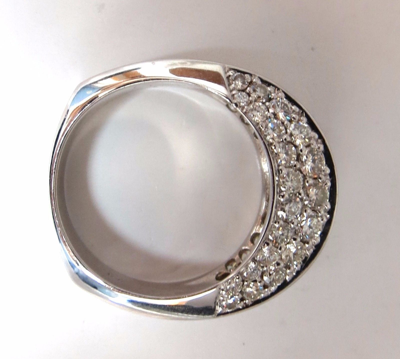 4.00 Carat Diamond Raised Contemporary Ring - 3D Design in 18K Gold for Engagement, Wedding & Special Occasions