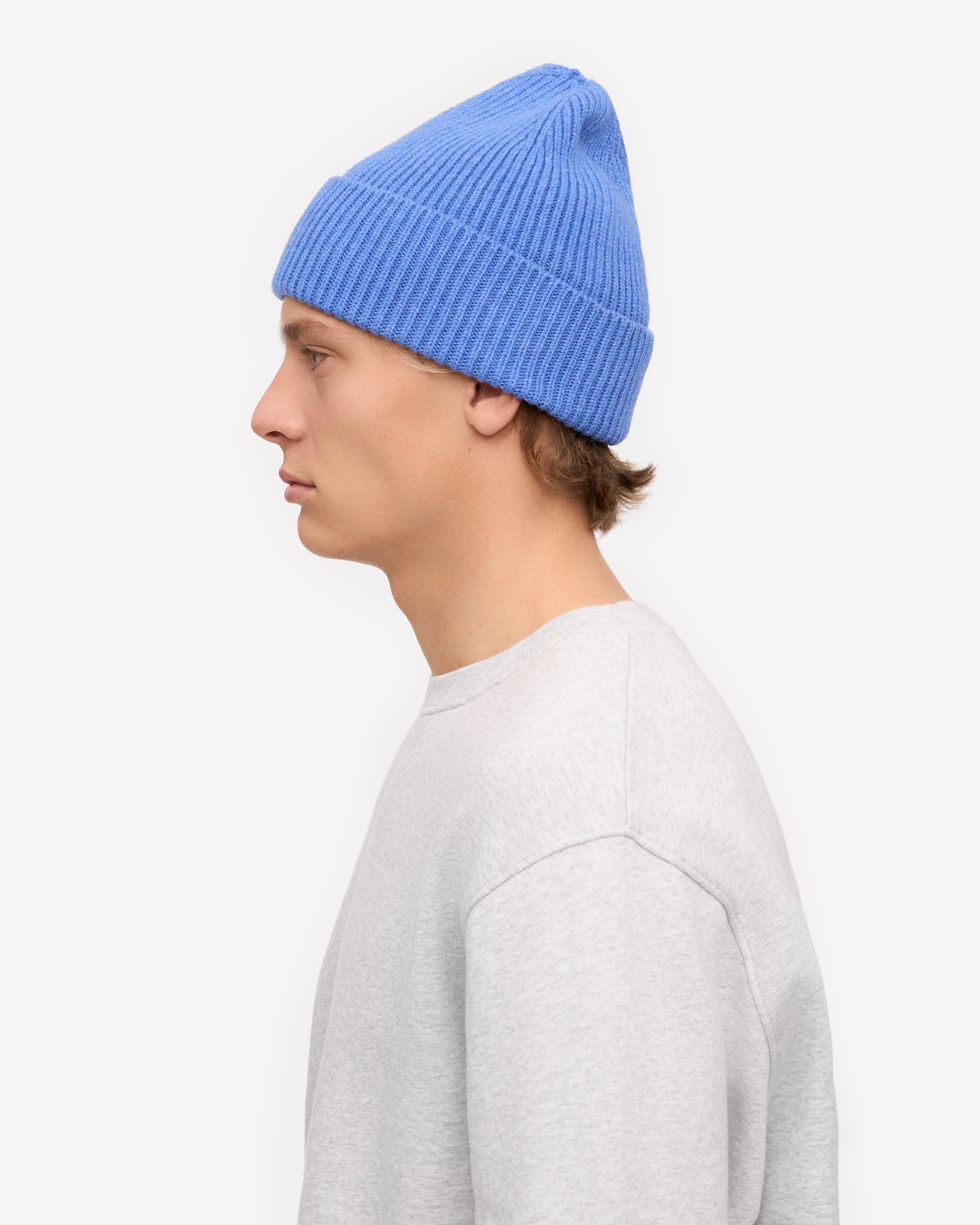 Premium Merino Wool Beanie - Soft & Warm Winter Hat for Men & Women in Pacific Blue | Perfect for Skiing, Hiking & Outdoor Activities