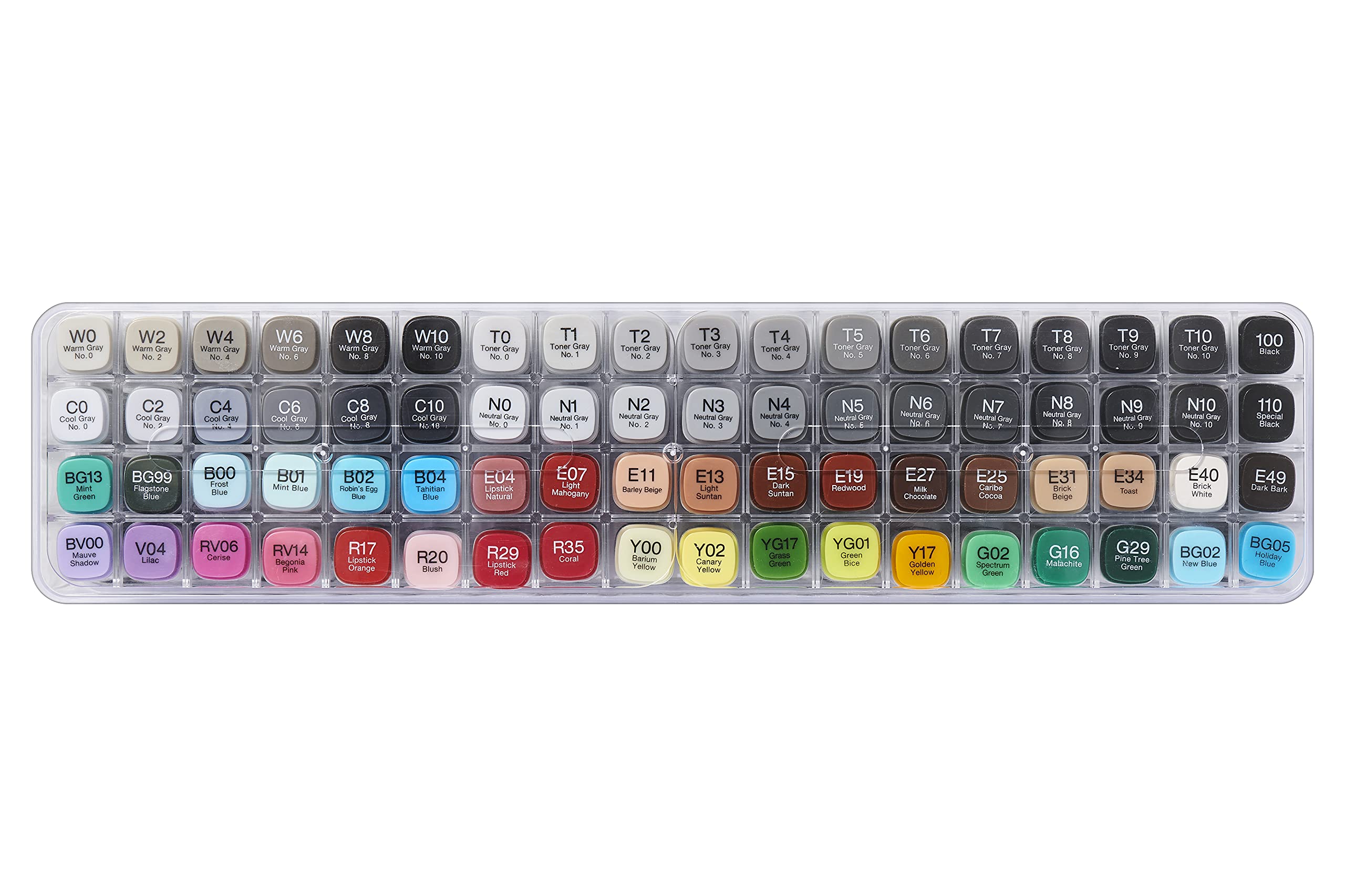 Copic Classic Marker Set - 72 Premium Alcohol-Based Art Markers for Professional Artists, Illustrators & Designers | Set B | Perfect for Sketching, Manga, Comic & Fashion Design