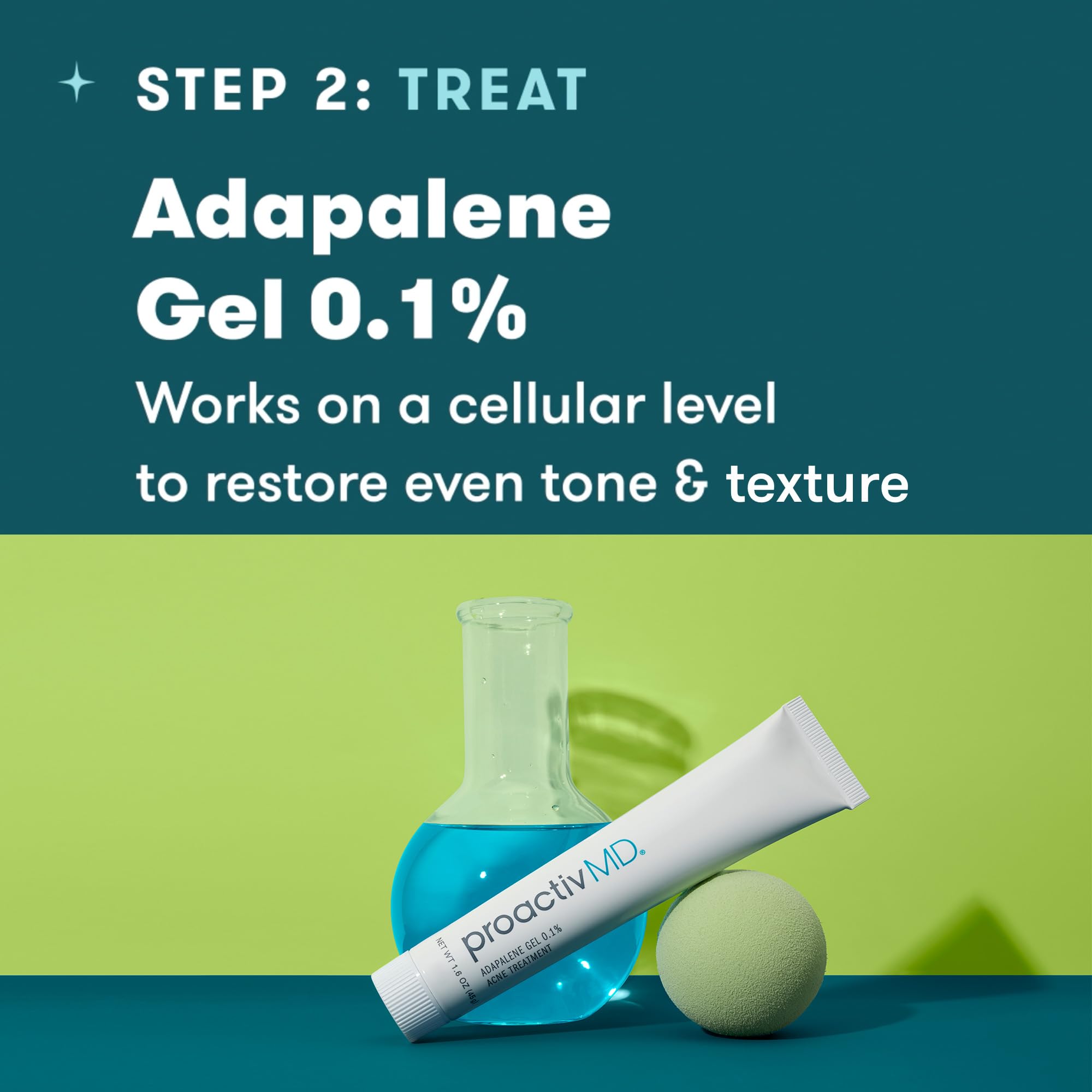 Proactiv MD 3-Step Acne Treatment Kit - Ultra-Gentle Face Cleanser, 0.1% Adapalene Gel & Hydrating Moisturizer for Clear Skin | 90-Day Supply for Teens & Adults | Perfect for Daily Skincare Routine & Acne Prevention