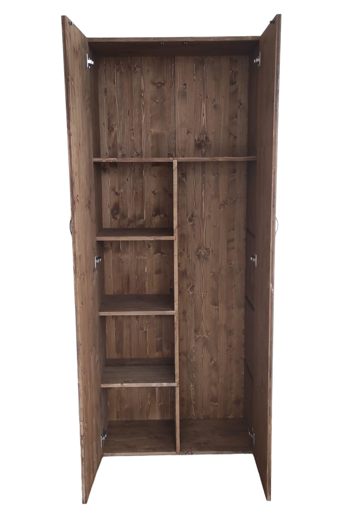 80x40x200 cm Solid Wood Storage Cabinet - Multi-Purpose Office & Outdoor Organizer with Custom Size Options | Perfect for Home, Office, Garage & Garden Storage
