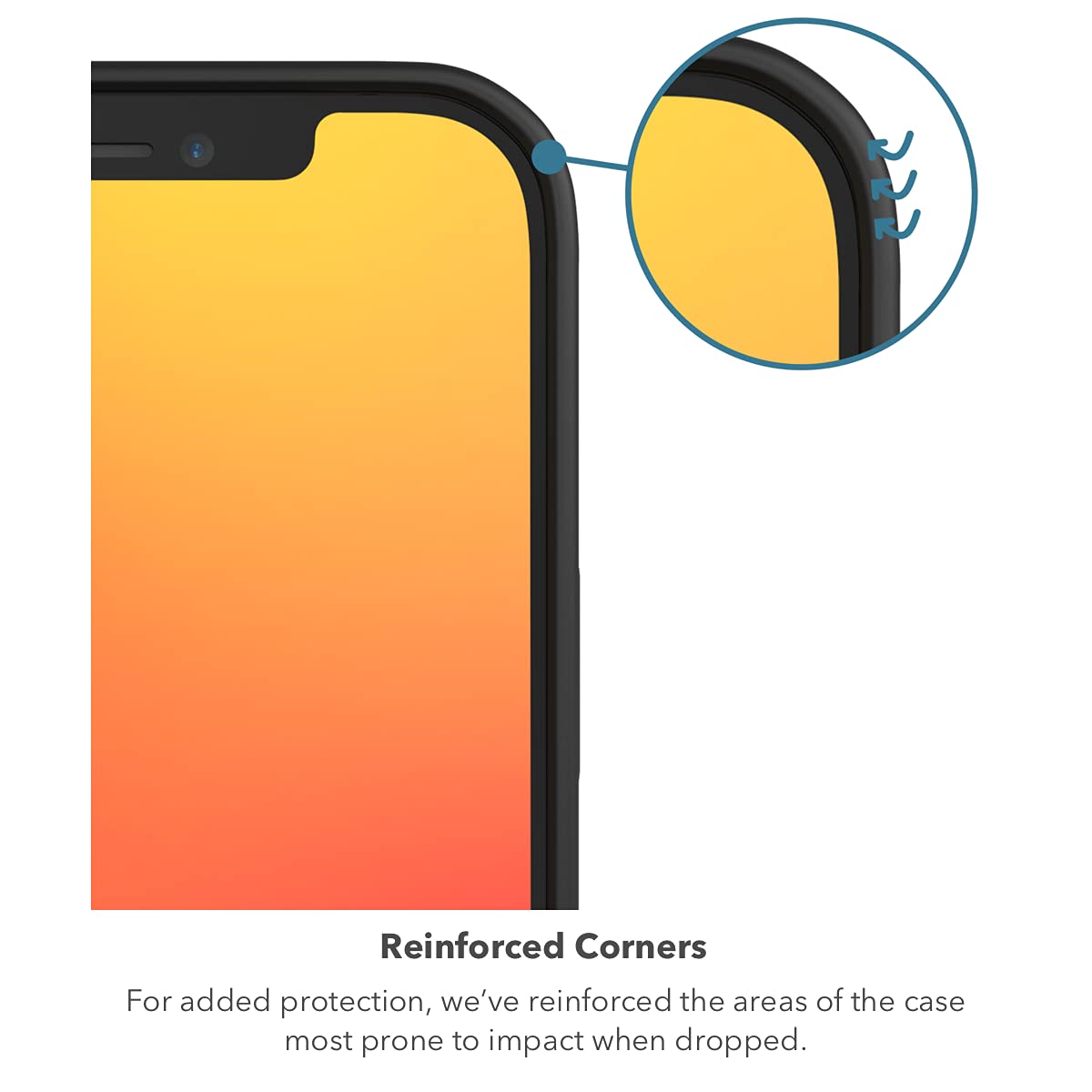 Ultra Protective MagSafe Case with Built-in Magnets for Apple iPhone 12 & iPhone 12 Pro - Shockproof & Anti-Scratch Cover - Perfect for Daily Use, Travel & Outdoor Activities - Sleek Black Design