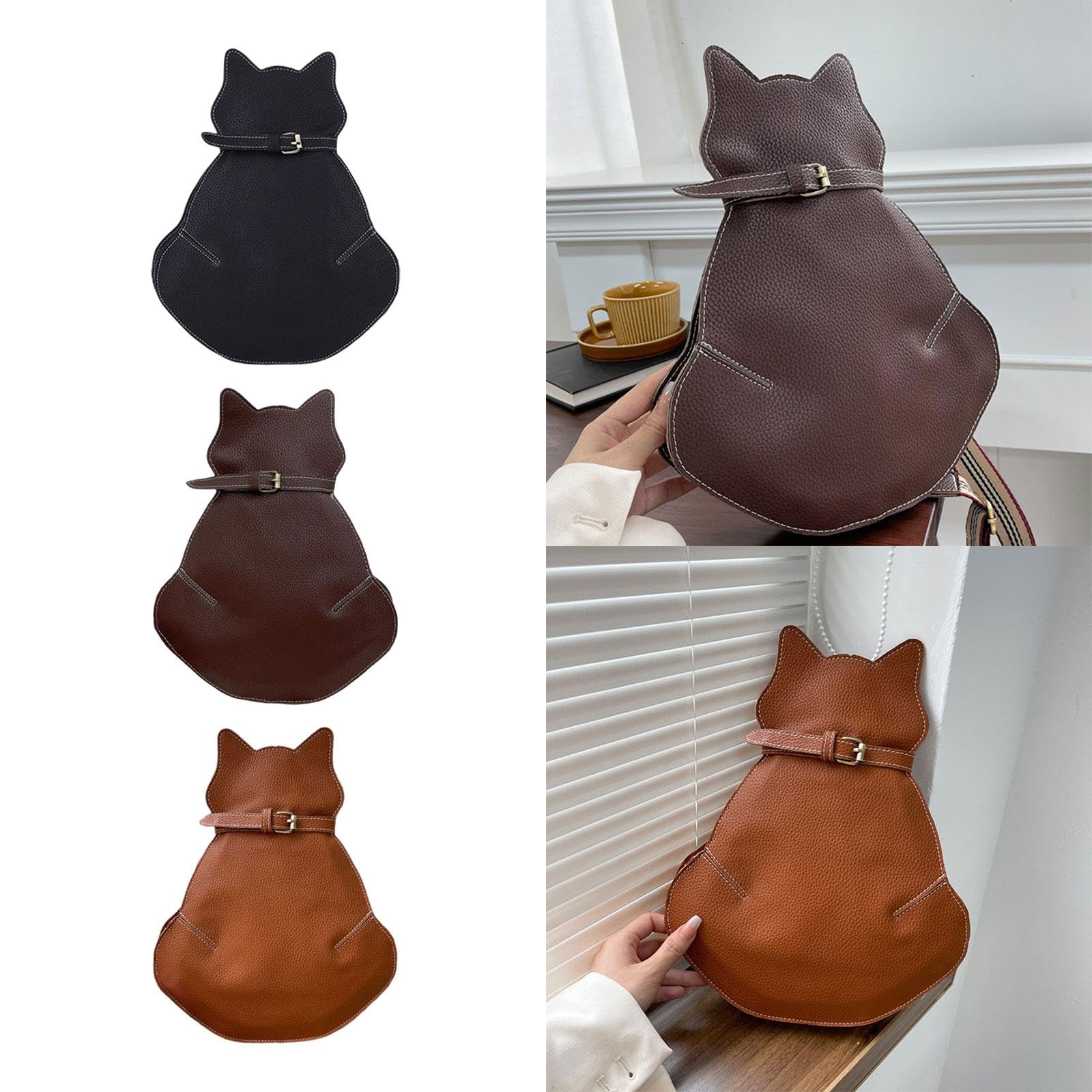 FashionMyDay® Stylish Cat-Shaped Sling Bag - Crossbody Backpack for Women, Gym, Travel & Daily Use | Lightweight Waist Pack with Adjustable Strap | Perfect for Workout, Shopping & Outdoor Activities