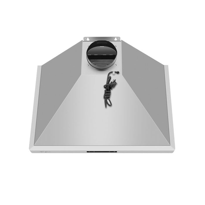 Empava 30 Inch Stainless Steel Wall Mount Range Hood - 30RH03 - Powerful Kitchen Ventilation for Cooking, Grilling & Baking