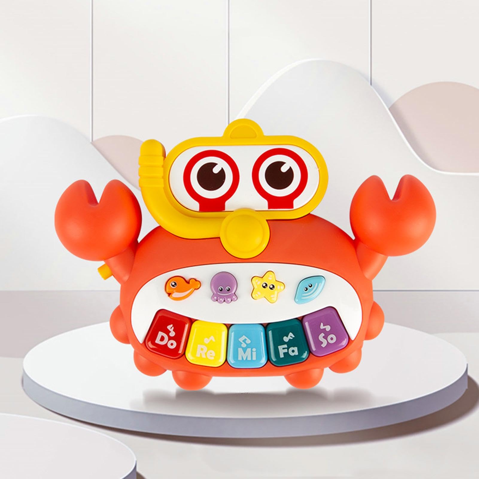 Baby Piano Toy - Interactive Musical Keyboard for Toddlers with Light-Up Keys | Safe & Educational Learning Toy for Infants | Perfect for Early Childhood Development & Sensory Play