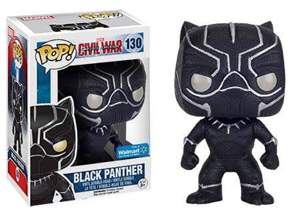 Black Panther (Onyx Glitter) Marvel Captain America Civil War Action Figure - Walmart Exclusive Collectible for Marvel Fans & Movie Lovers - Perfect for Display, Gifts, and Comic Book Collections