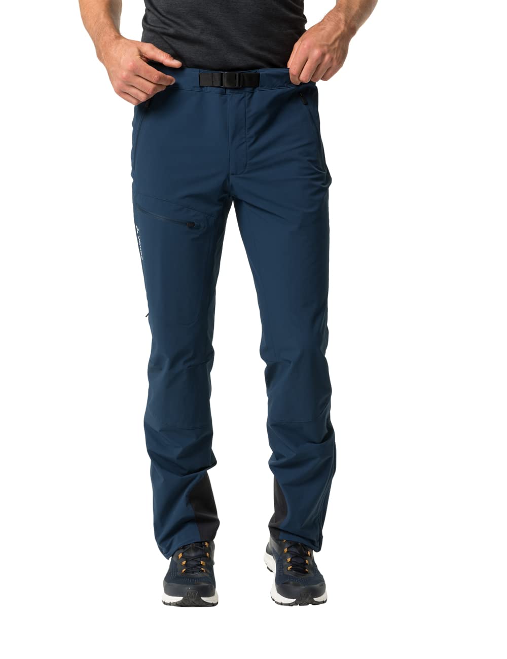 VAUDE Men's Badile Pants II Hiking Trousers - Dark Sea Uni, Size 48 EU - Durable Outdoor Pants for Hiking, Camping & Mountain Climbing