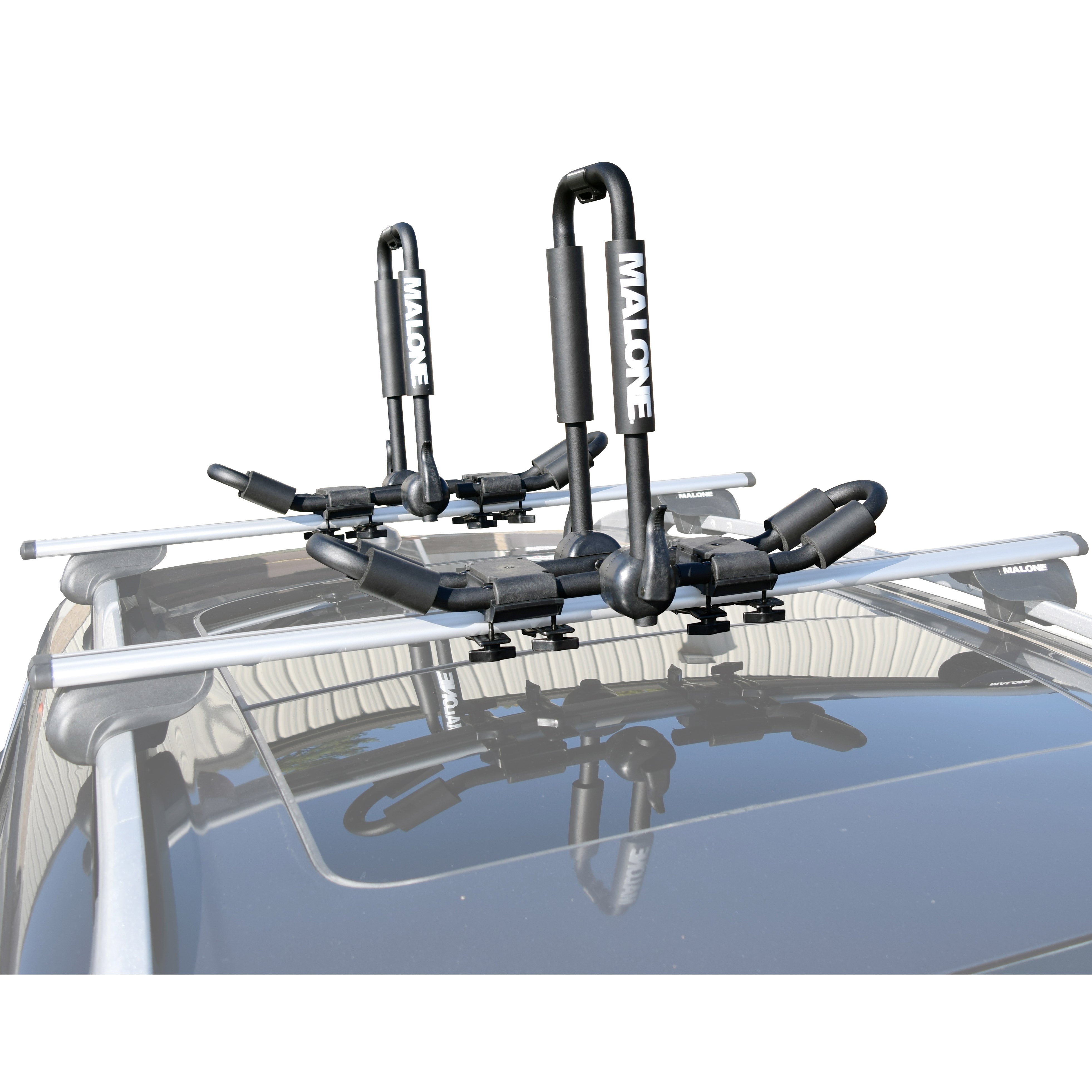 Malone FoldAway 5 MultiRack Watersports Carrier - Heavy Duty Kayak, Canoe & SUP Roof Rack for Cars, Trucks & SUVs - Perfect for Camping, Beach Trips & Outdoor Adventures