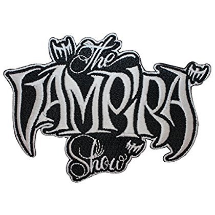 Vampira Show Horror Plan 9 Kreepsville Embroidered Iron-On Patch for Jackets, Bags & DIY Costumes - Gothic Punk Accessory for Halloween & Horror Fans