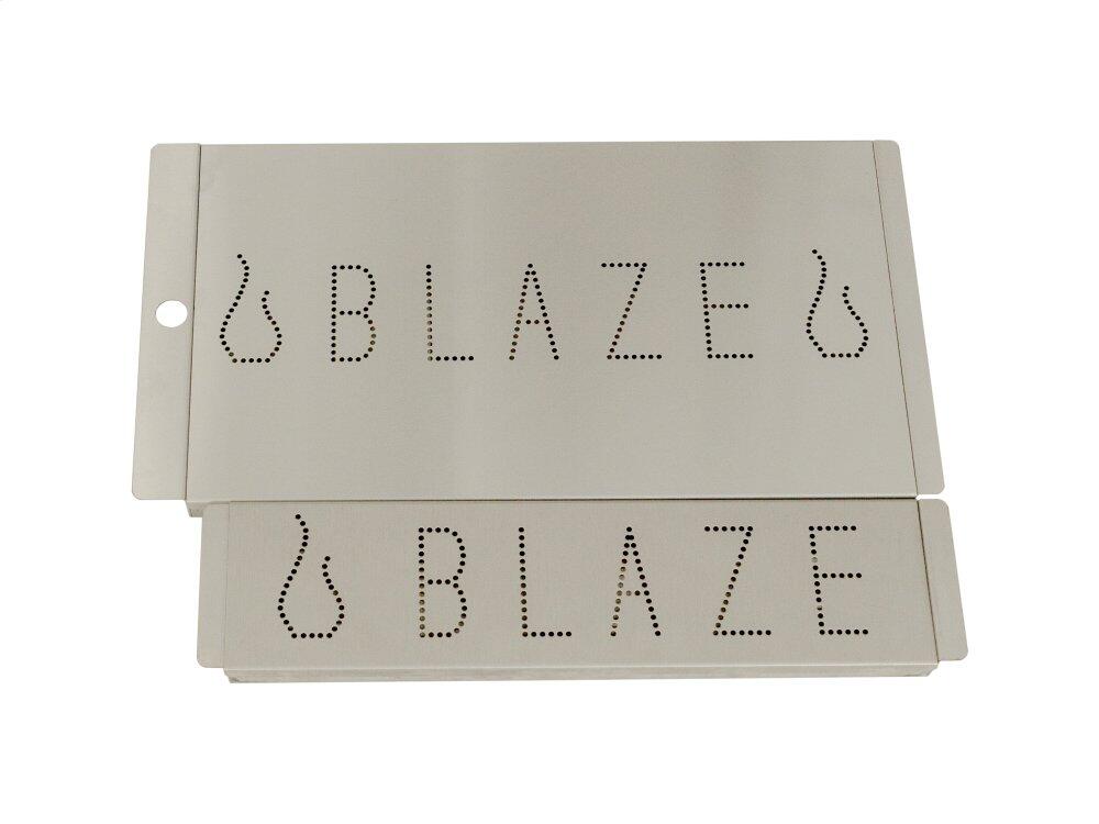 Premium Blaze Pro Extra Large Smoker Box for Grills – Heavy Duty Stainless Steel BBQ Smoker Accessory for Wood Chips & Pellets – Perfect for Backyard Grilling, Smoking Meats & Outdoor Cooking
