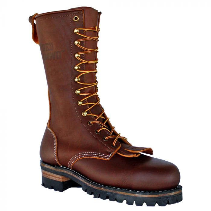 Red Dawg Boots - Safety Toe Work Boots with Vibram Sole for Men | Durable & Comfortable for Construction, Hiking & Outdoor Work