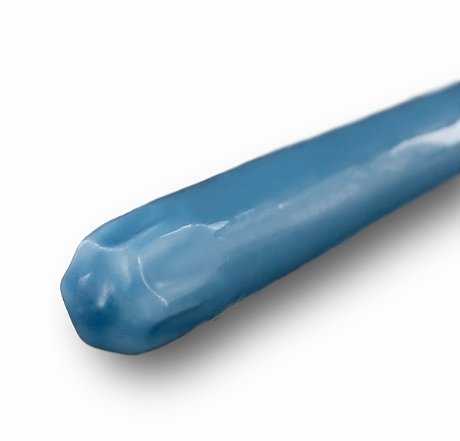 Premium Unscented Slate Blue Taper Candles - Hand-Dipped, Dripless & Smokeless - 15 Inch Bulk Pack of 144 - Elegant Wedding, Dinner Party & Home Decor Candles