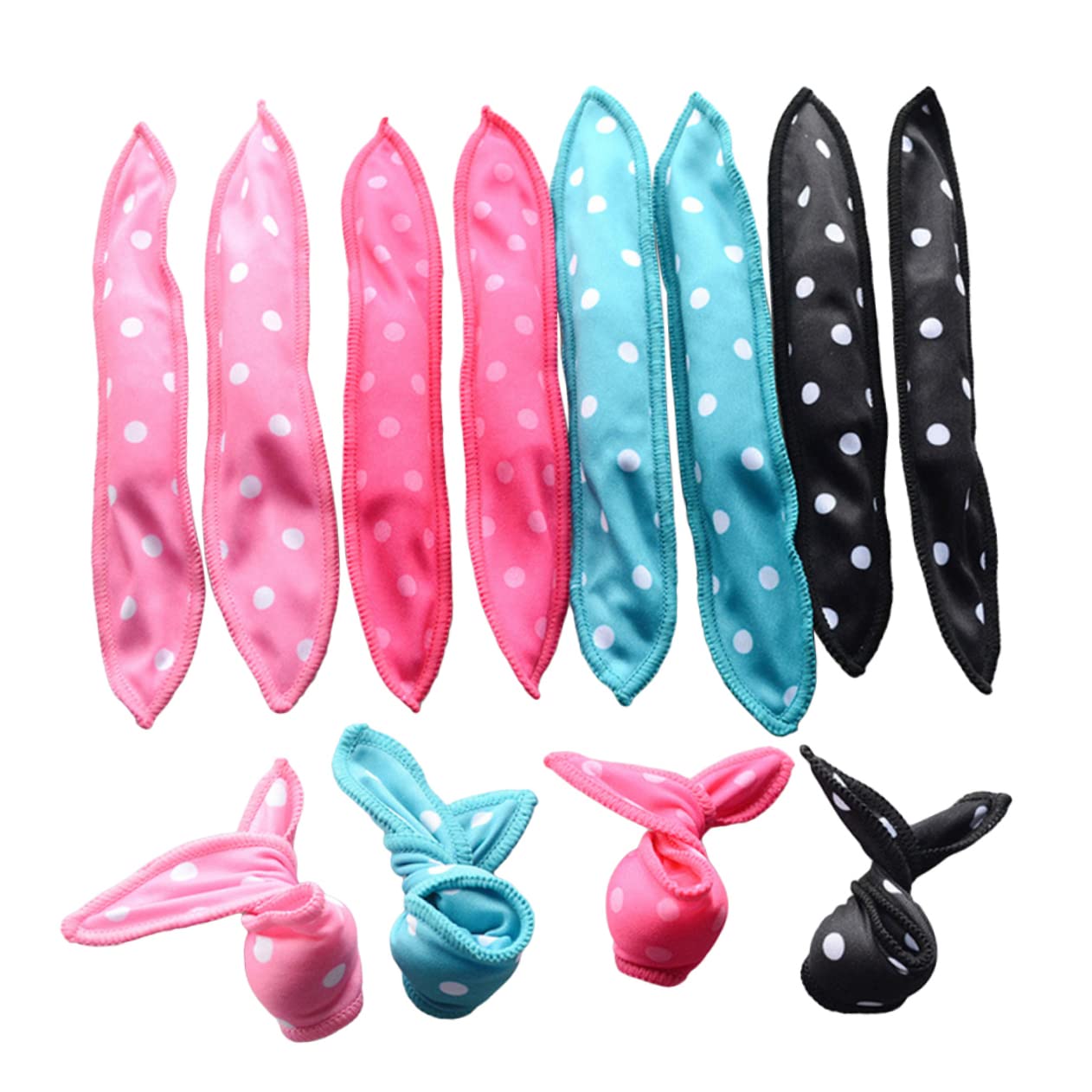 FOMIYES 15pcs Self-Grip Foam Hair Rollers Set - Soft Silicone Sponge Curlers for Heatless Curls & Waves (Perfect for Overnight Styling, Salon-Quality Results at Home)