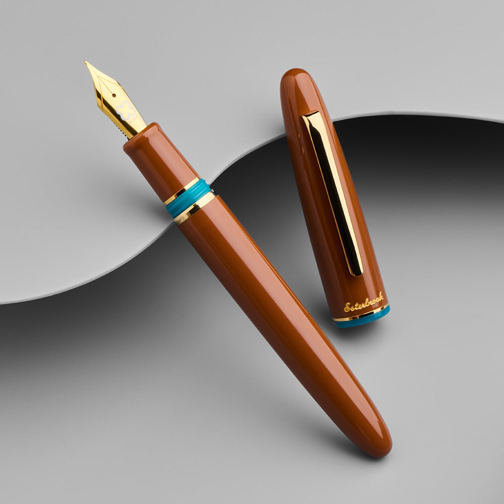 Esterbrook Estie Back to the Land Fountain Pen - Premium Writing Instrument with Incredible Rock Design for Calligraphy, Journaling & Office Use