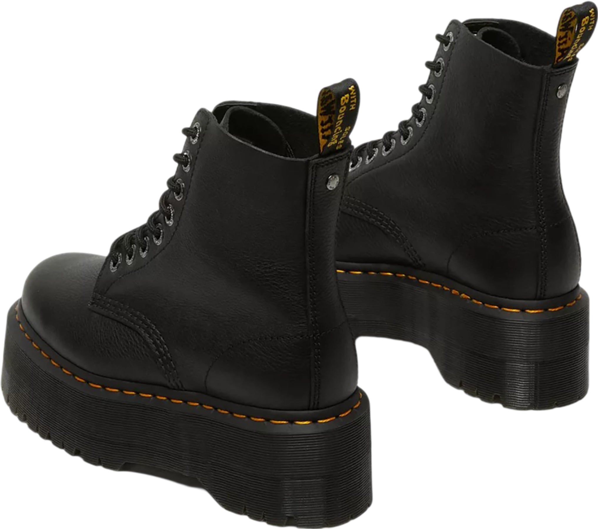 Dr. Martens 1460 Pascal Max Leather Platform Boots for Women - Chunky Heel, Comfortable & Stylish - Perfect for Punk, Goth & Everyday Fashion