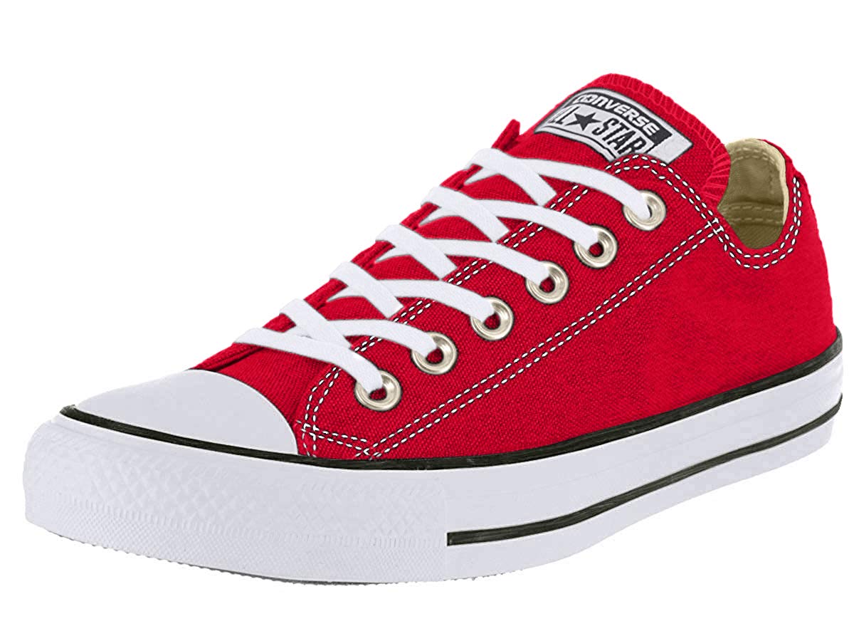 Converse Chuck Taylor All Star Low Top Sneakers - Men's Size 11 / Women's Size 13 - Classic Red Canvas Shoes (M9696) | Casual Wear, Street Style & Everyday Fashion