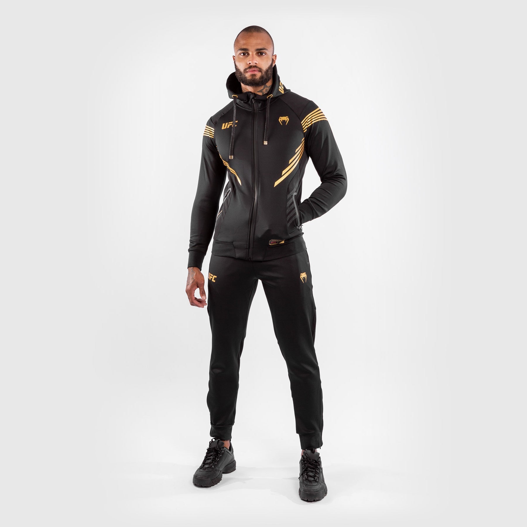 UFC Venum Authentic Fight Night Men's Walkout Pants - Champion Edition | MMA Training & Fight Night Gear for Ultimate Performance