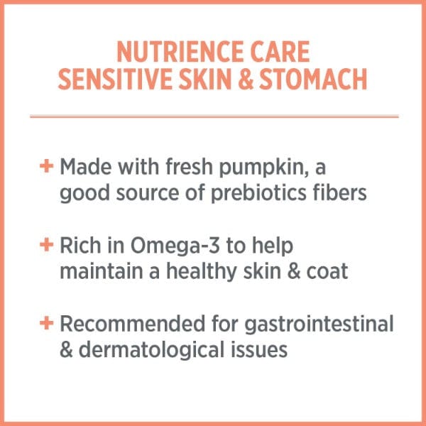 Nutrience Care+ Sensitive Skin & Stomach Canned Dog Food - Grain-Free, Hypoallergenic Wet Food for Dogs with Allergies - Perfect for Sensitive Digestion & Skin Irritations
