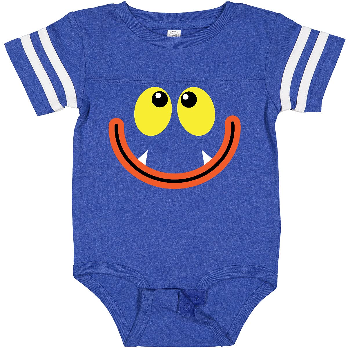 Inktastic Monster Face Baby Bodysuit - Cute & Soft Infant Onesie for Boys & Girls - Perfect for Halloween, Birthday Parties & Everyday Wear