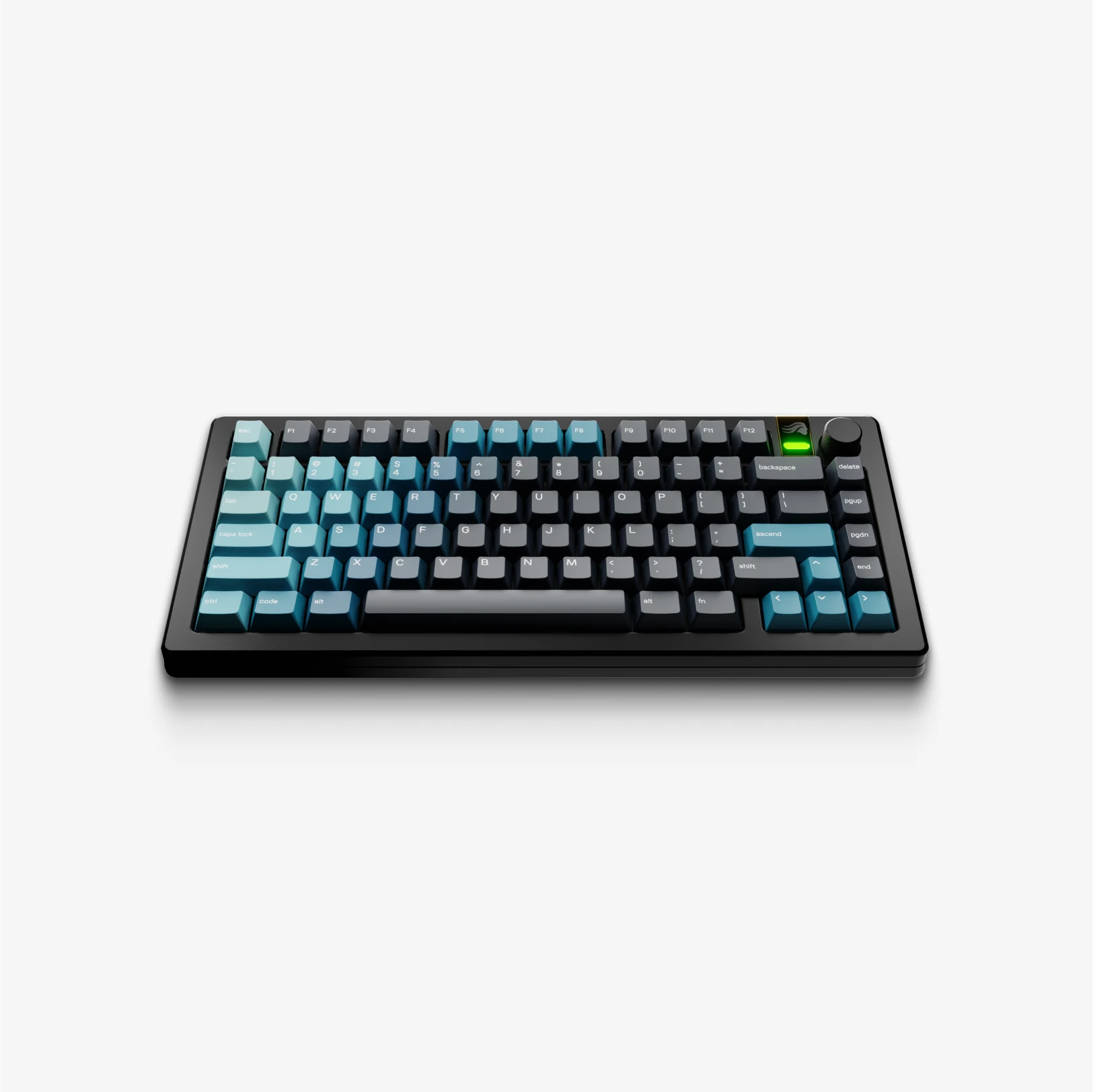 GPBT Celestial Ice V2 Mechanical Keyboard Keycaps - Cherry MX Profile, PBT Material, Shimmering Galaxy Design for Custom Gaming & Typing Setup (Perfect for RGB Backlit Keyboards)