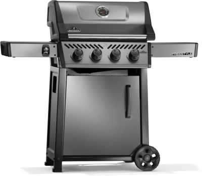 Napoleon Freestyle 425 4-Burner Propane Gas Grill - Freestanding Outdoor BBQ Grill for Patio, Backyard, and Tailgating