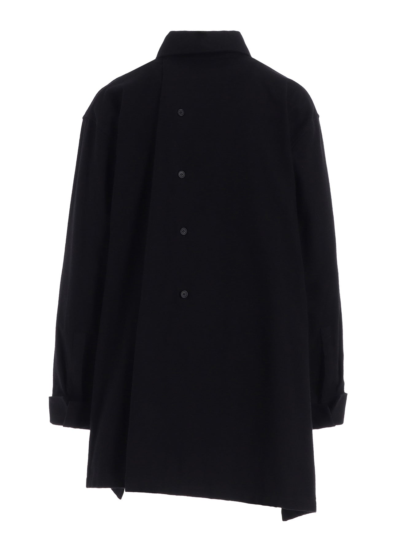 Women's Cotton Flannel Asymmetric Flare Blouse - Soft & Stylish Long Sleeve Top for Fall & Winter - Perfect for Casual Outings, Office Wear & Layering