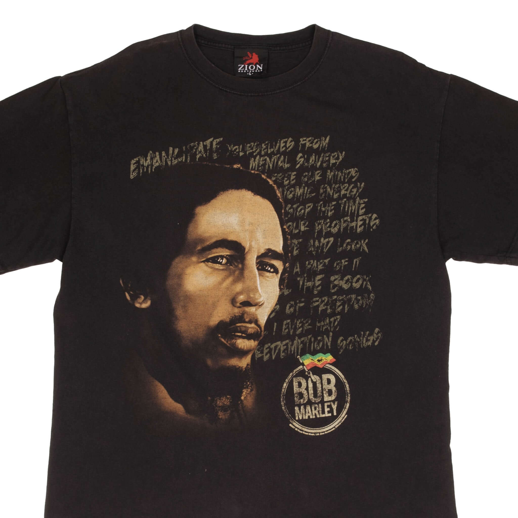 Vintage Bob Marley Emancipate Yourself 2007 Graphic T-Shirt - Large Size - Unisex Cotton Tee for Music Lovers & Reggae Fans - Perfect for Concerts, Festivals & Casual Wear