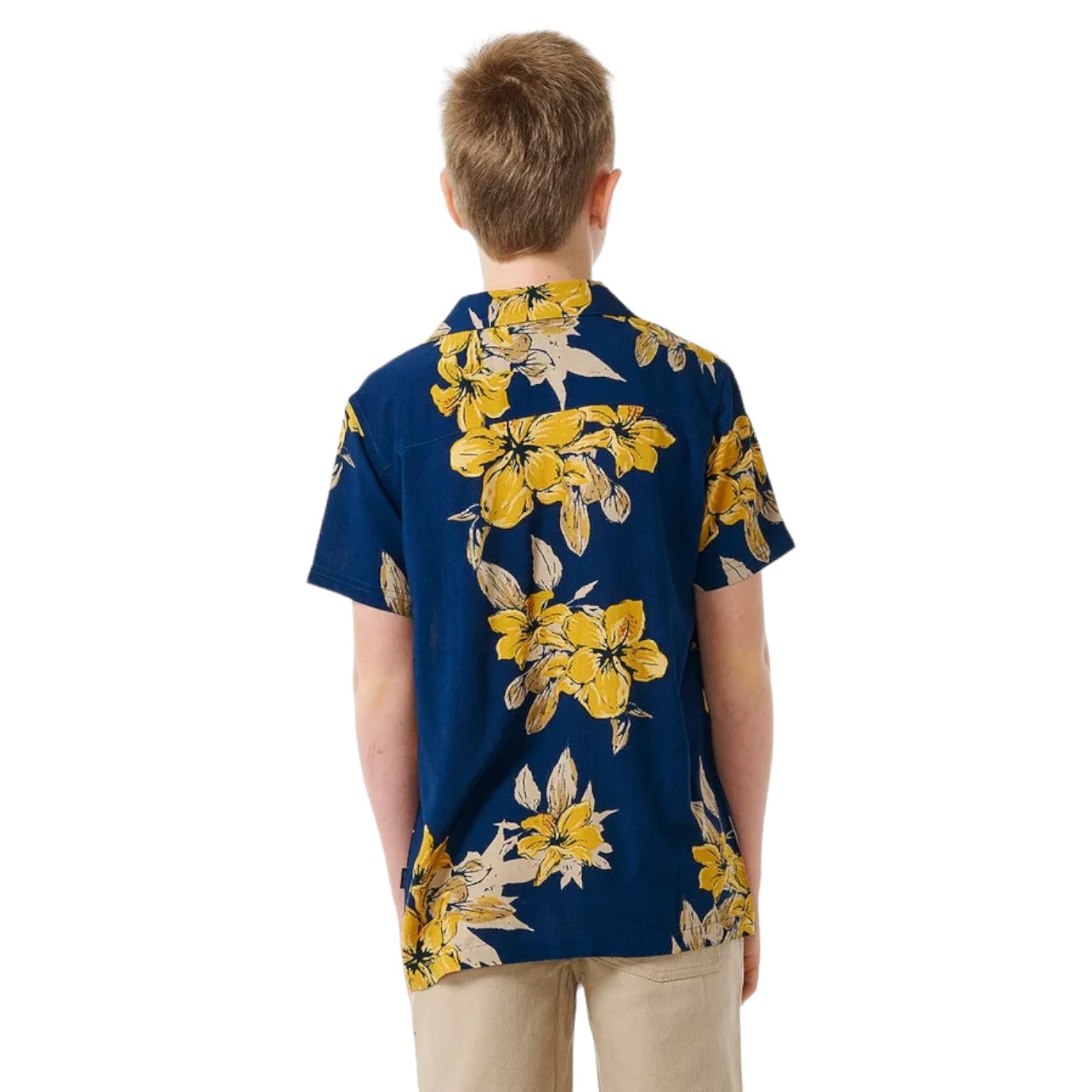 Rip Curl Kids Aloha Short Sleeve Shirt for Boys - Hawaiian Summer Beach Shirt - Perfect for Surfing, Vacation & Outdoor Activities
