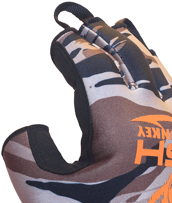 Fish Monkey FM29 BackCountry II Insulated Half Finger Guide Gloves - Waterproof & Warm Winter Gloves for Fishing, Hunting, and Outdoor Activities