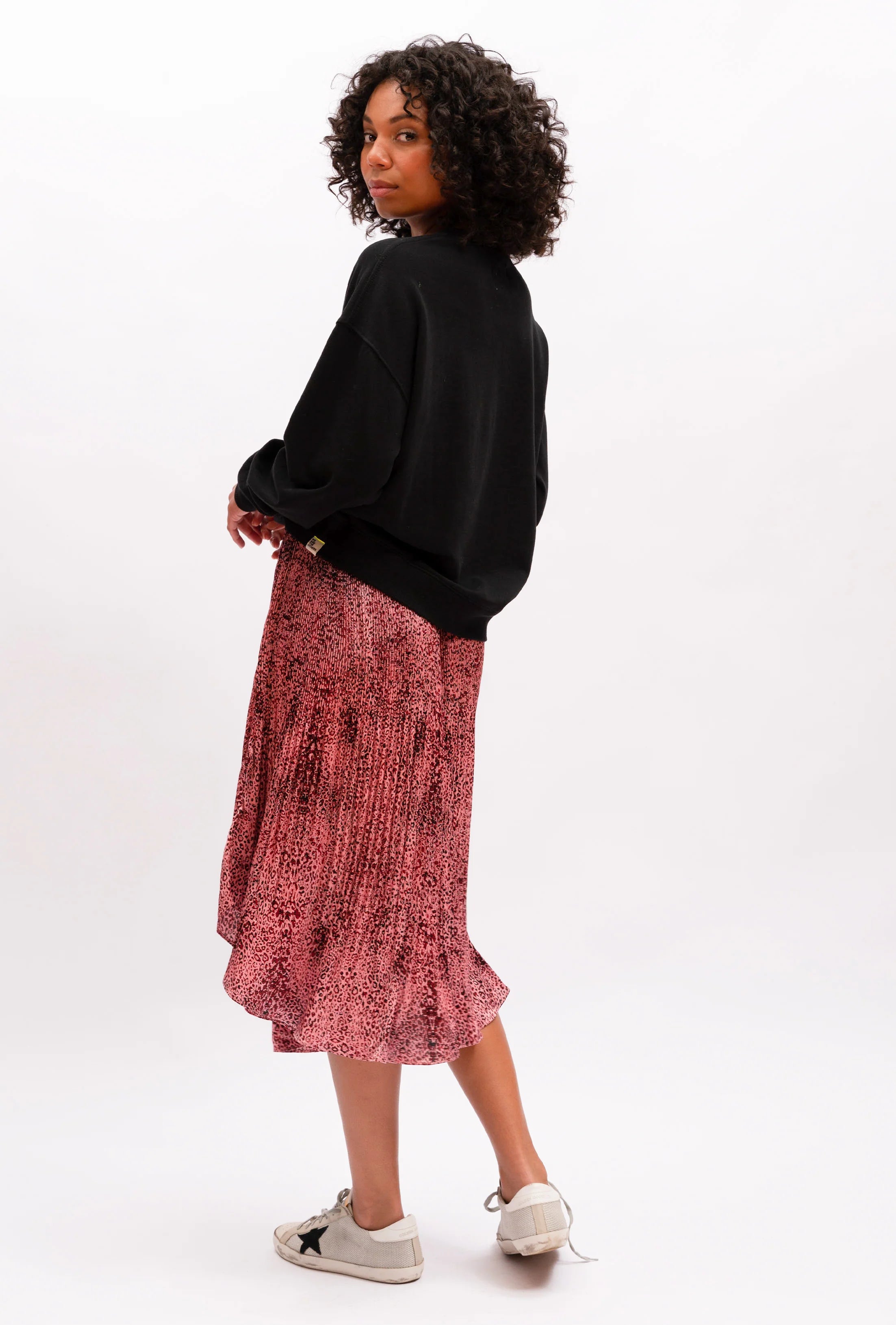 Stylish Gina Pleat Skirt for Women - Trendy A-Line Mini Skirt with Faux Leather Waistband | Perfect for Office, Party & Casual Outfits
