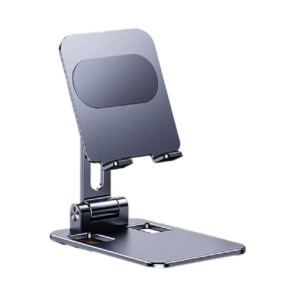 BYNNIX Adjustable Metal Tablet & Phone Stand - Foldable Desktop Holder for iPhone, iPad, Samsung - Perfect for Work, Study & Video Calls