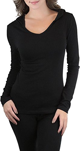 Long Sleeve Hoodie - Black (Adult)