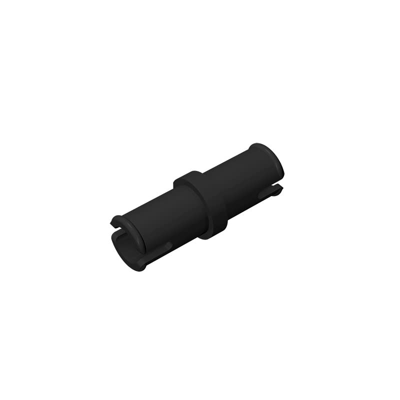 Gobricks GDS-892 Frictionless Pin Connector - 50 PCS Black Building Blocks Compatible with Lego 3673 & Major Brick Brands - Perfect for DIY Projects, Technic Assemblies & Creative Construction Play