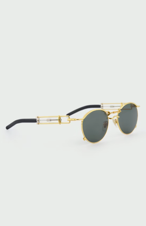 JEAN PAULT GAULTIER THE GOLD 56 0174 SUNGLASSES - Luxury Designer Sunglasses for Women & Men, UV Protection, Fashionable Statement Accessory for Beach, Driving & Outdoor Activities