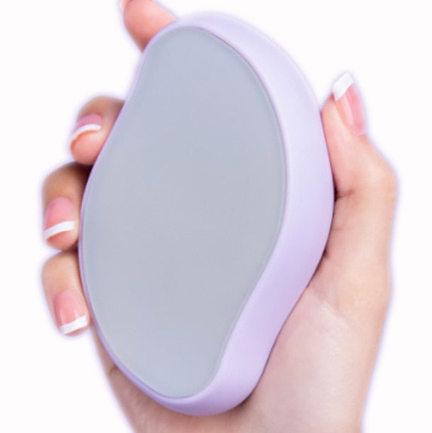 Painless Crystal Hair Removal Device - Effective & Gentle Physical Hair Remover for Smooth Skin - Perfect for Home Use & Travel