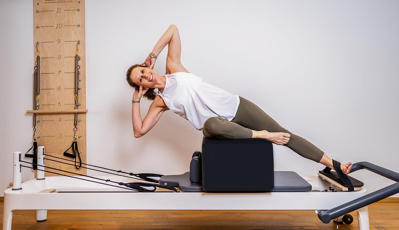 Premium Pilates Reformer Box - High-Density Foam Sitting Box for Pilates Equipment, Stretching & Balance Training Accessories | Perfect for Home Gym, Studio Workouts & Rehabilitation Exercises