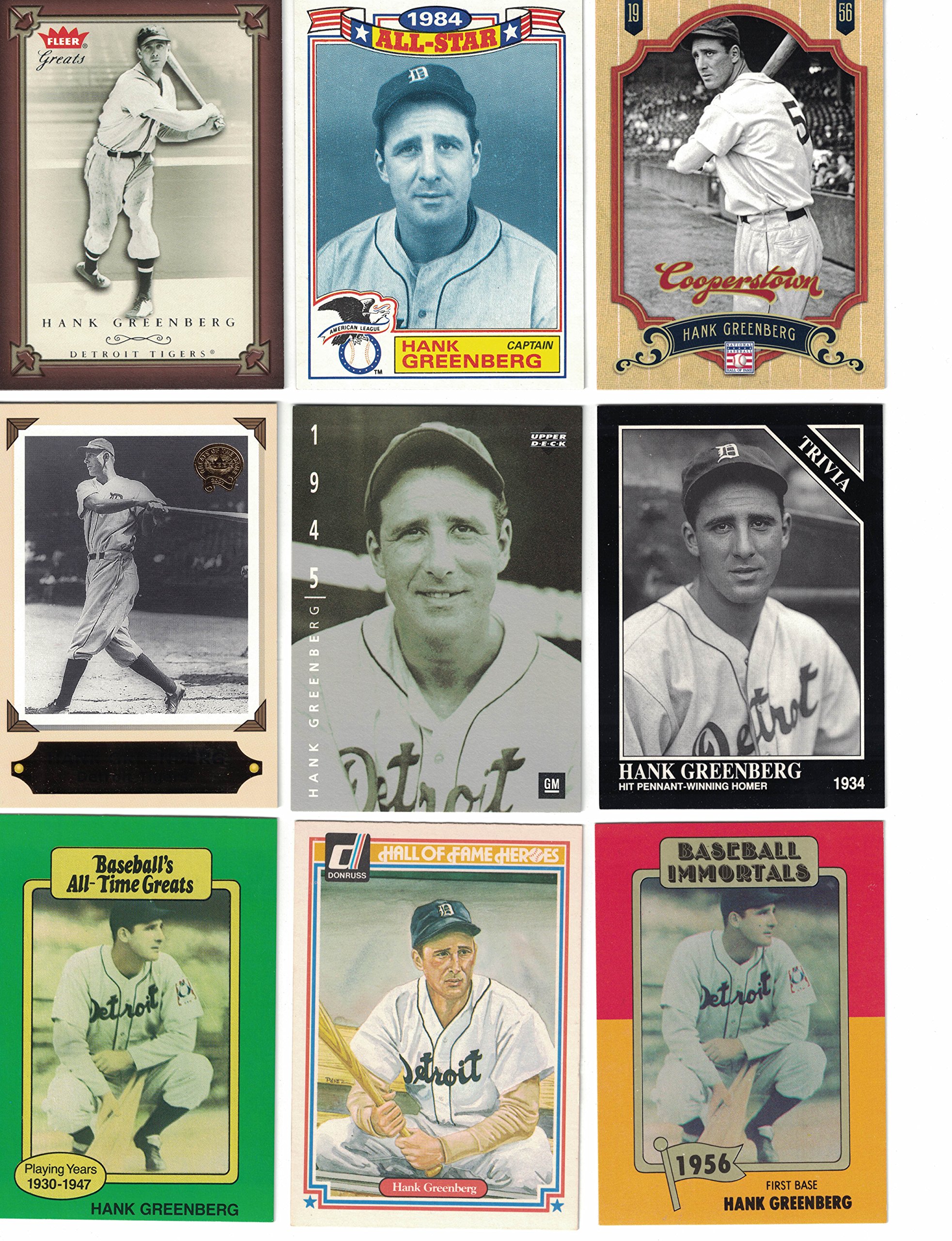 Vintage Hank Greenberg Baseball Cards Collection - 25 Unique Cards for Collectors & Fans | Perfect for Display, Gifts & Memorabilia