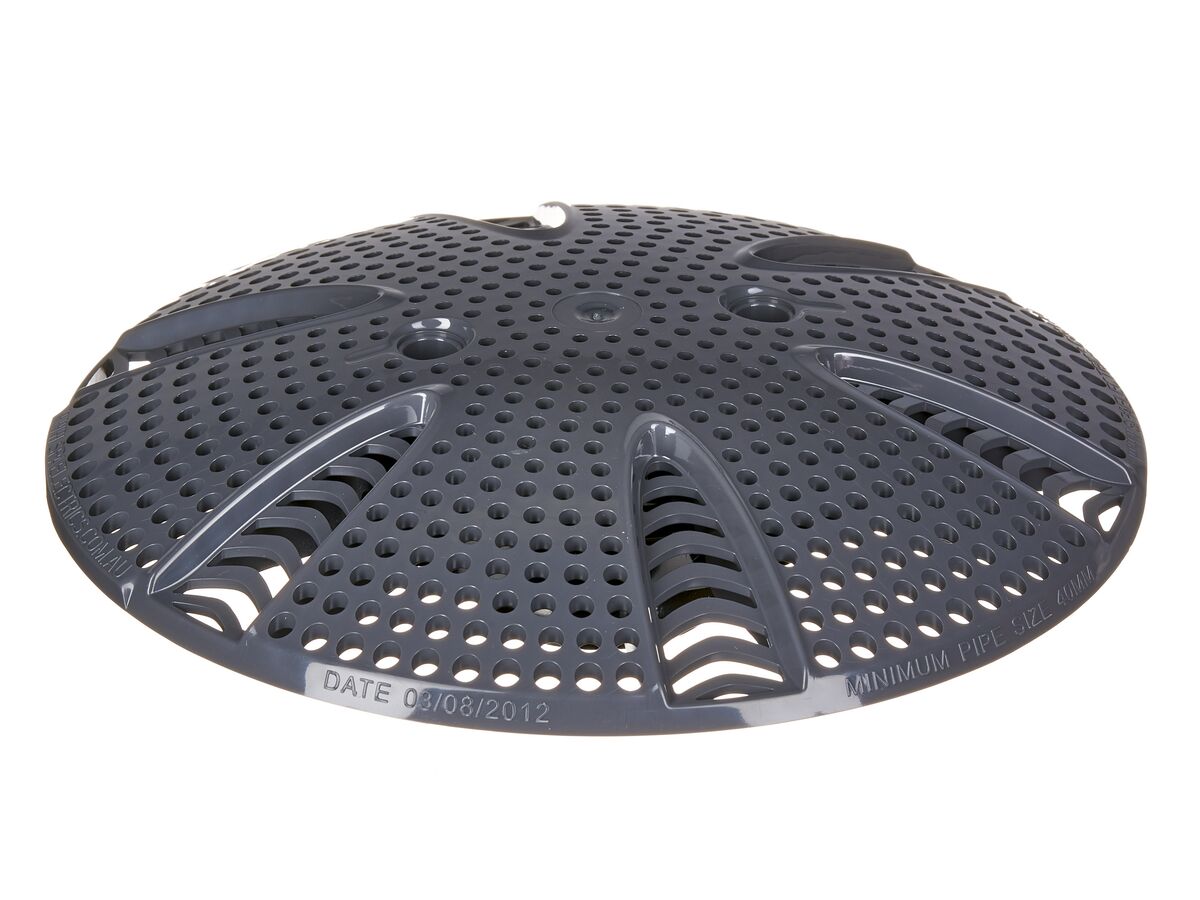 Pentair 50mm Grey Concrete Suction Cover for Pool Safety | Durable In-Ground Pool Drain Cover Accessory