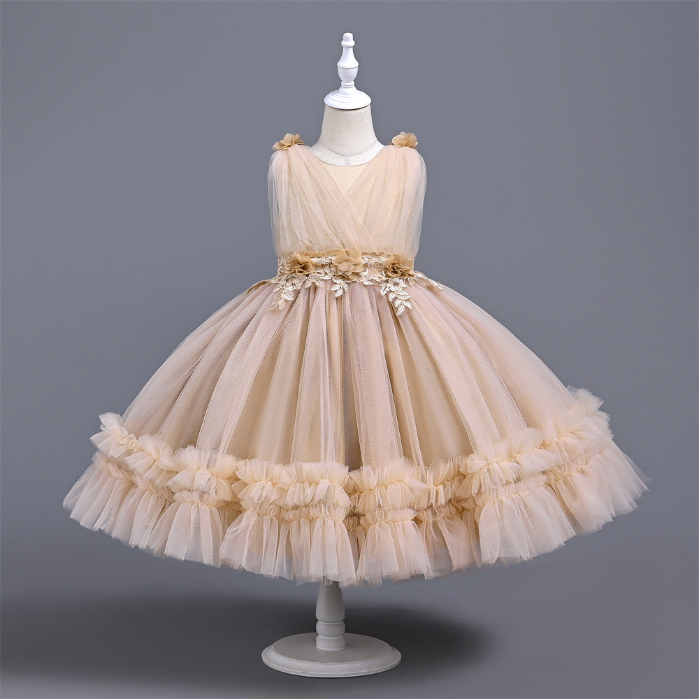 Adorable Baby Girl Christening Dress – Toddler Pageant Princess Gown for Baptism, First Communion & Special Occasions