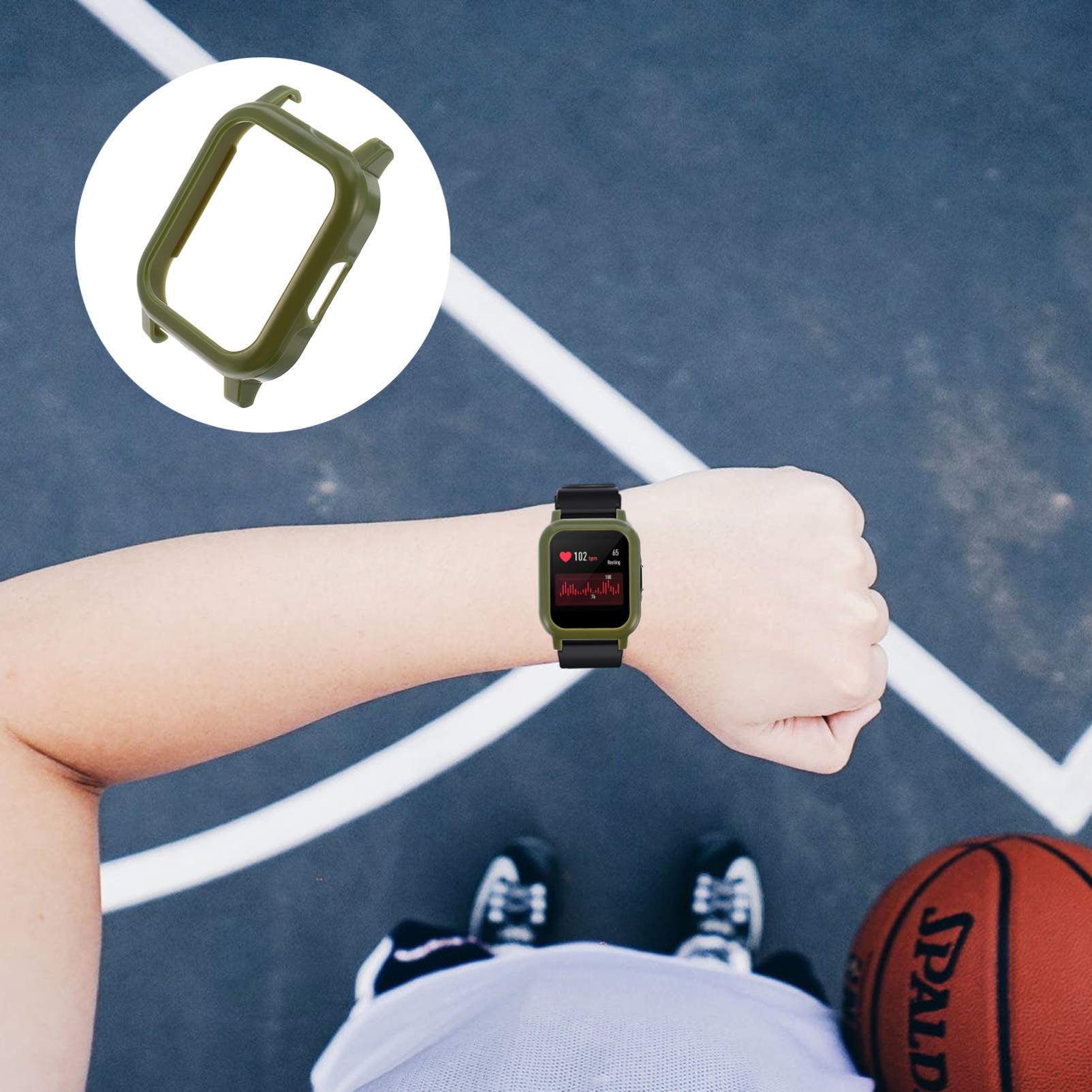 1pc Stylish PC Protective Case for Watches - Durable Watch Cover, Shell & Frame Accessory | Perfect for Smartwatch Protection & Travel Use