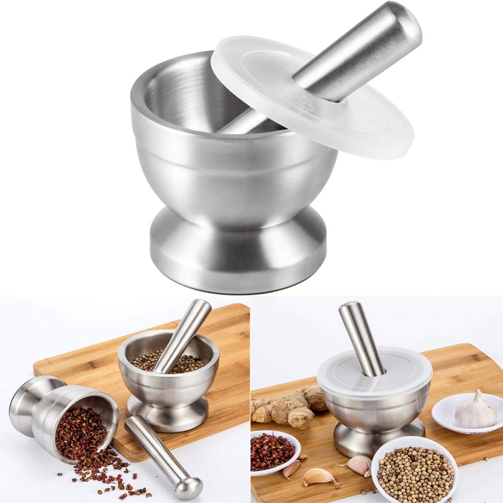 Premium 304 Stainless Steel Garlic Press - Heavy Duty Garlic Grinder & Mincer for Effortless Cooking - Perfect for Garlic Lovers, Chefs & Home Kitchens (Ideal for Pasta, Stir Fry, Sauces & More)