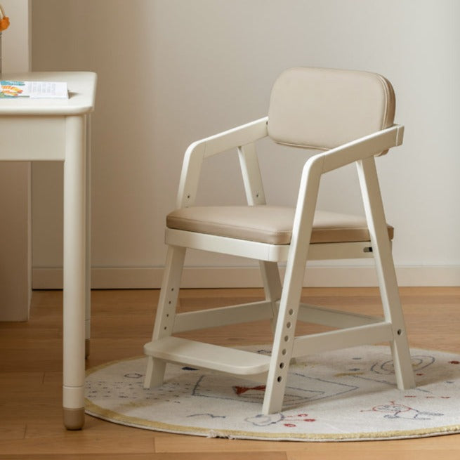 Birch Solid Wood Kids Cream Lift Chair - Comfortable & Stylish for Bedroom, Nursery, or Playroom