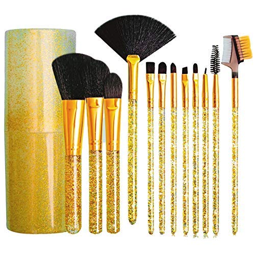 Professional Makeup Brush Set - MeeTo Cosmetic Foundation Face Blush Powder Brush | High-Quality Steel Handle Makeup Tools for Contouring & Blending (Multicolor) | Perfect for Everyday Makeup, Bridal Looks & Professional Makeup Artists