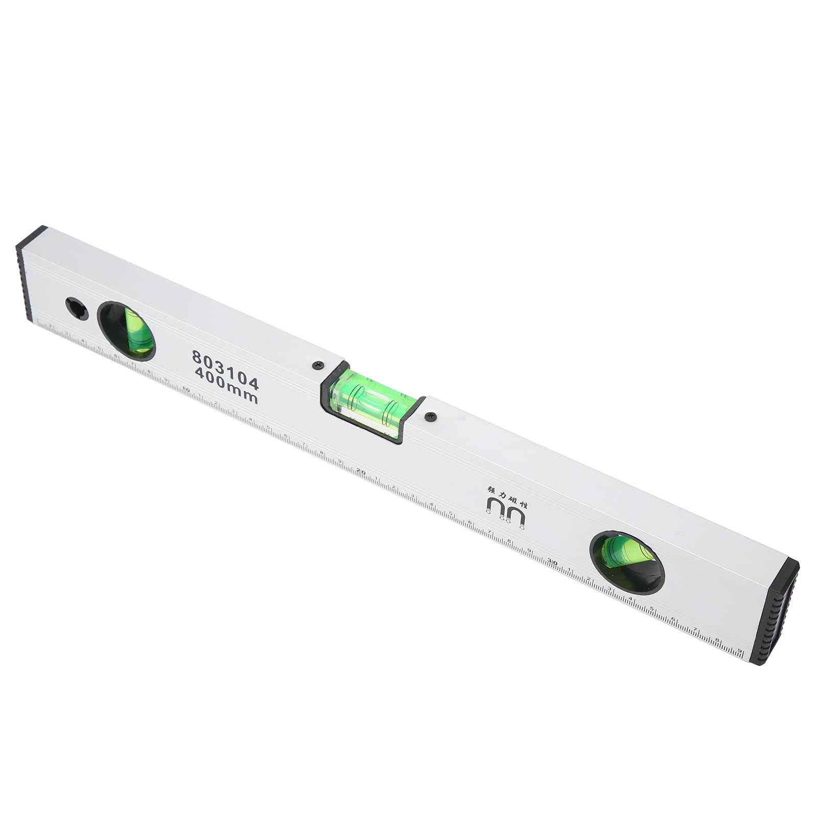 45° Angle Measurement Aluminum Alloy Level Ruler - High Accuracy 400mm Horizontal & Vertical Leveling Instrument for Construction, Woodworking & DIY Projects