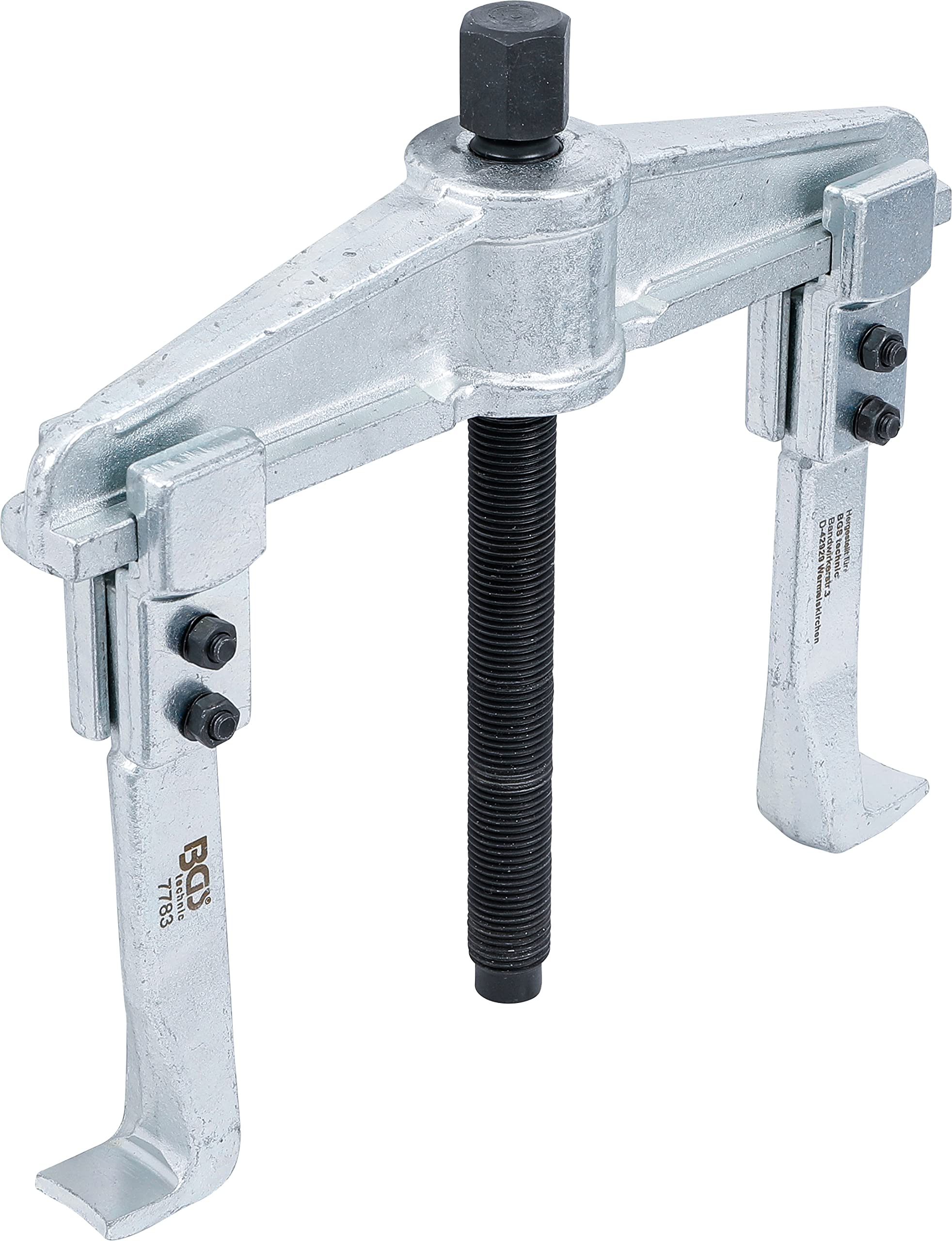 BGS 7783 Parallel Puller - Fine Thread 2-Legs (40-200mm) | Heavy Duty Bearing Removal Tool for Automotive & Industrial Machinery Maintenance