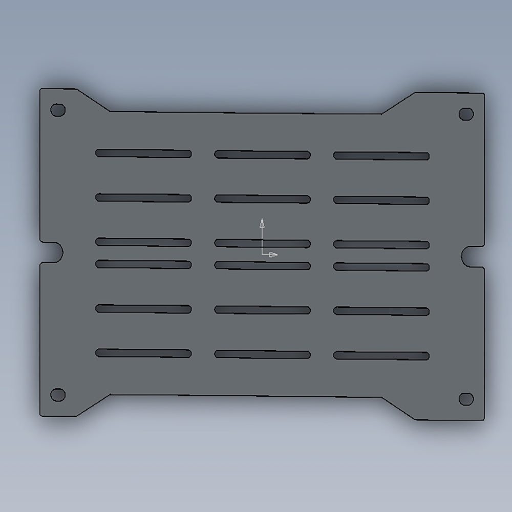 BD4603 24 Bottom Plate - Heavy Duty Replacement Part for Industrial Machinery | Durable Metal Base Plate for Equipment Repair & Maintenance | Workshop, Factory & Manufacturing Use