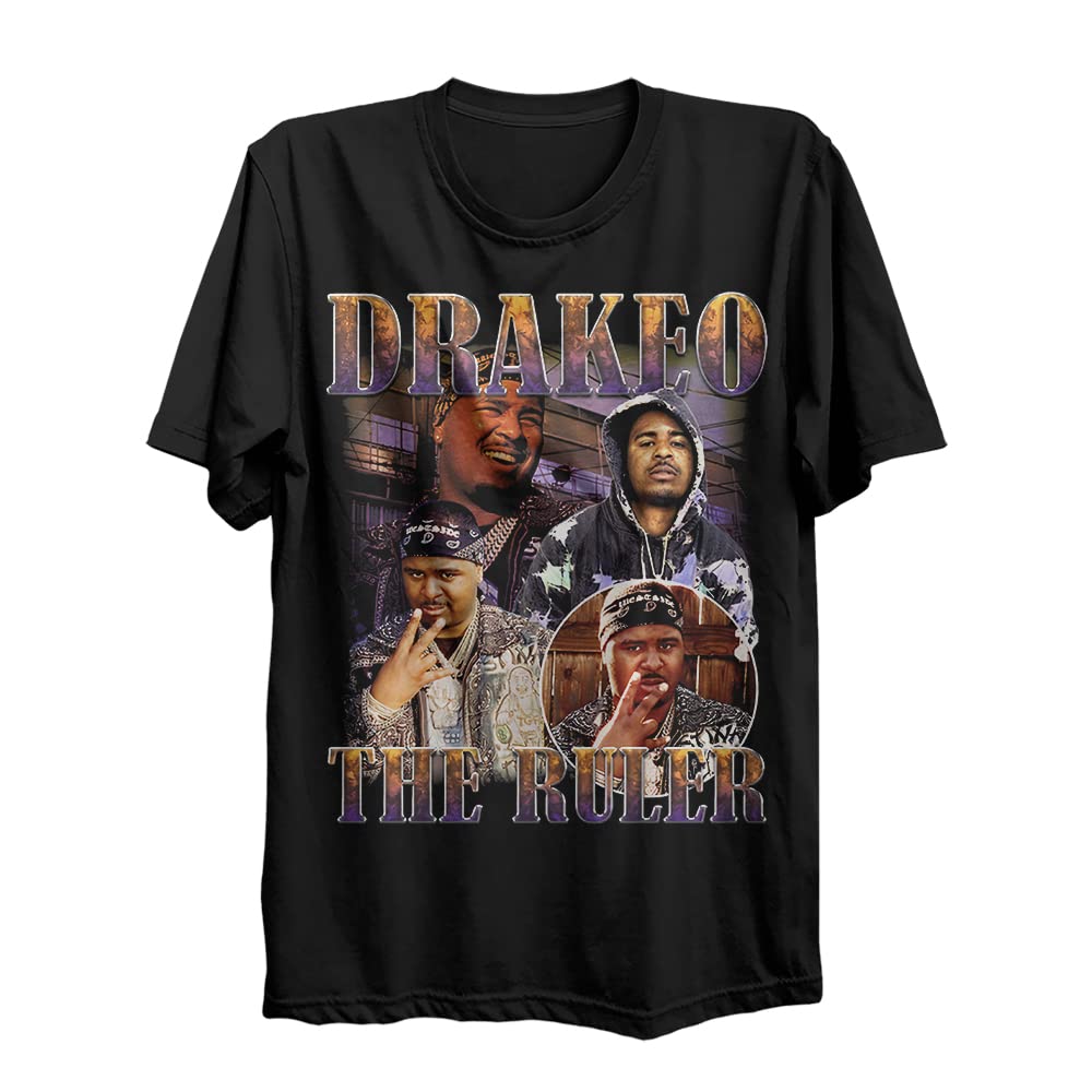 Drakeo Merch Vintage The Ruler Art Graphic T-Shirt & Tank Top - X-Small to 5X-Large - Hip Hop Streetwear for Concerts & Urban Fashion