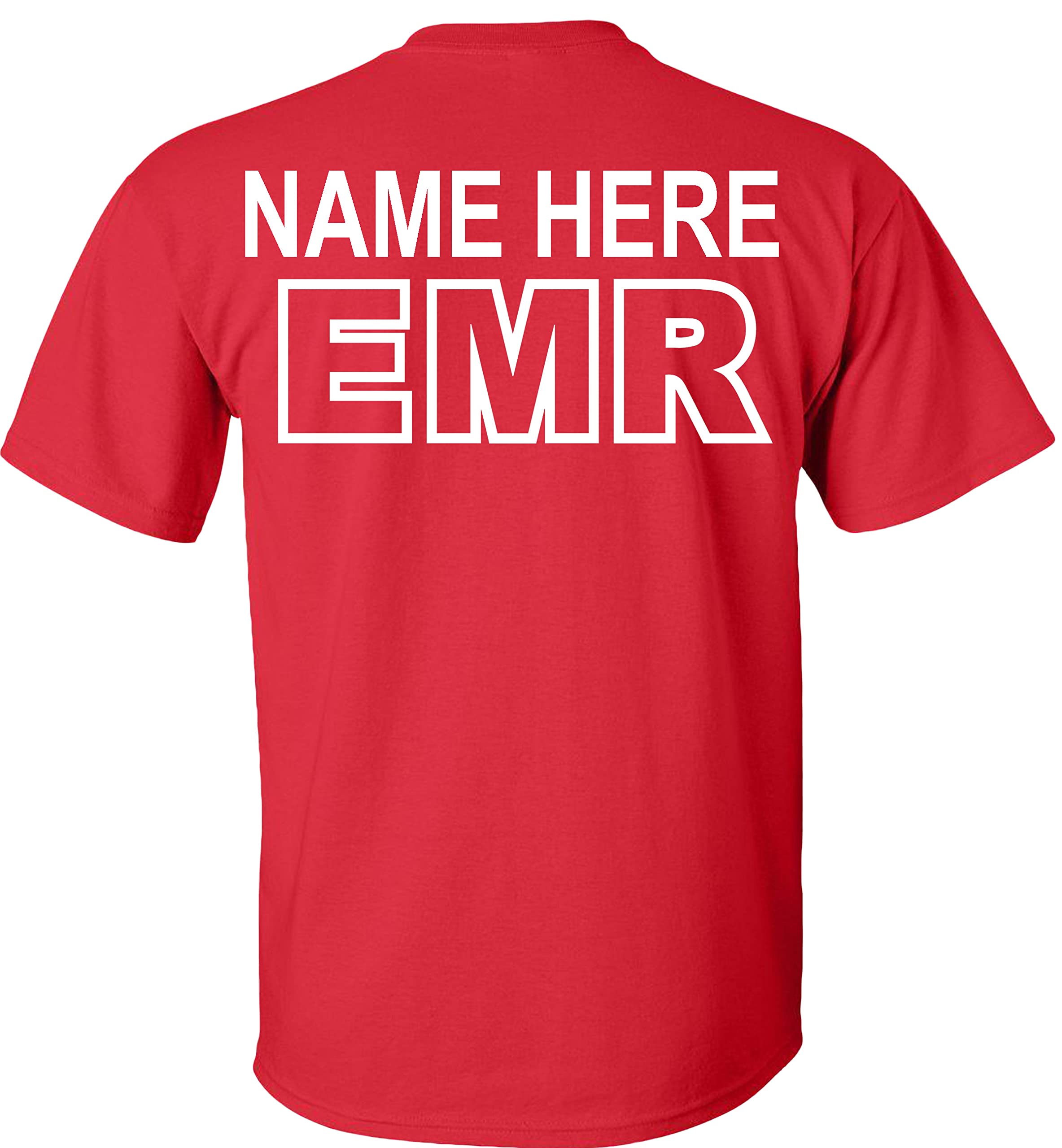 Custom EMR T-Shirt for Emergency Medical Responders - Personalized EMT & Paramedic Apparel - Perfect for EMS Training, Work & Casual Wear
