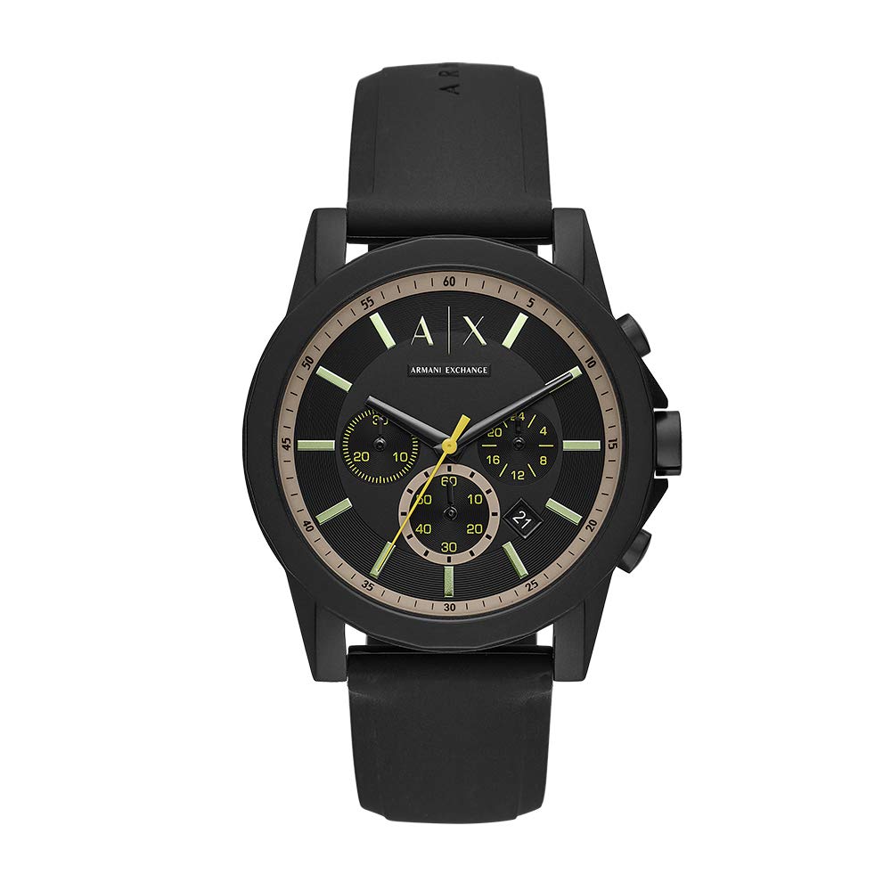 Armani Exchange Men's Stainless Steel Chronograph Dress Watch - Waterproof Luxury Watch for Business, Formal & Casual Wear | Perfect for Office, Wedding & Everyday Use